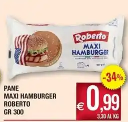 Palmarket Pane Maxi Hamburger Roberto offerta