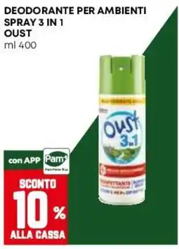 Pam Deodorante per ambienti spray 3 in 1 Oust offerta