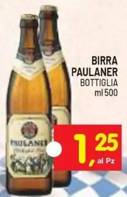 Centro Commerciale Discount Birra Paulaner bottiglia offerta