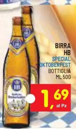 Centro Commerciale Discount Birra HB Special Oktoberfest offerta