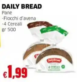 Mercati Alimentari Daily Bread Pane -Fiocchi d'avena -4 Cereali offerta