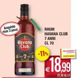 Palmarket Rhum Havana Club 7 anni offerta