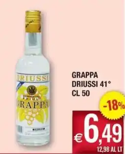 Palmarket Grappa Driussi offerta