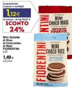 Docks Cash&Carry Mini Gallette di Riso al Cioccolato, al Mais Fiorentini offerta