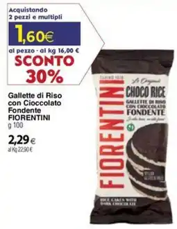 Docks Cash&Carry Gallette di Riso con Cioccolato Fondente Fiorentini offerta