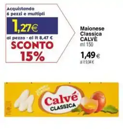 Docks Cash&Carry Maionese Classica Calvé offerta