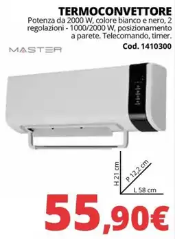 Brico Io Termoconvettore Master offerta