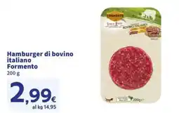Sigma Hamburger di bovino italiano Formento offerta