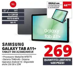 Comet Samsung Galaxy Tab A11+ offerta