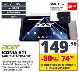 Comet Acer Iconia A11 offerta