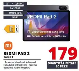 Comet Redmi Pad 2 Tablet offerta