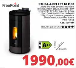 Brico Io Stufa a pellet Globe offerta