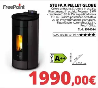 Stufa a pellet Globe
