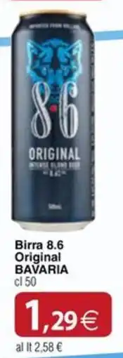 Docks Cash&Carry Birra 8.6 Original Bavaria offerta