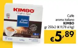 Spak Supermercati Caffè aroma italiano KIMBO offerta