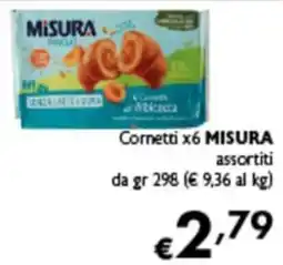 Spak Supermercati Cornetti MISURA assortiti offerta