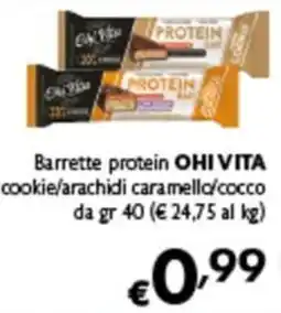 Spak Supermercati Barrette protein OHI VITA offerta