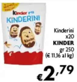 Spak Supermercati Kinder Kinderini offerta