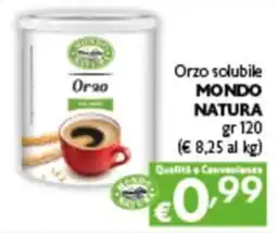 Spak Supermercati Orzo solubile MONDO NATURA offerta