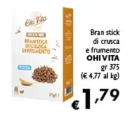 Spak Supermercati Bran stick di crusca e frumento Ohivita offerta