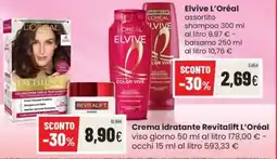 Coop Trentino Crema idratante Revitalift L'Oréal offerta