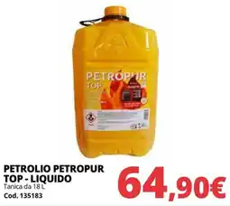 Brico Io Petrolio Petropur Top - Liquido offerta