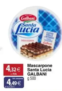 Docks Cash&Carry Mascarpone Santa Lucia Galbani offerta