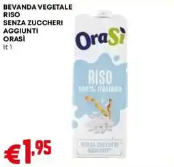 Pam Beveranda vegetale riso senza zuccheri aggiunti Orasi offerta