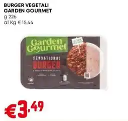 Pam Burger vegetali Garden Gourmet offerta