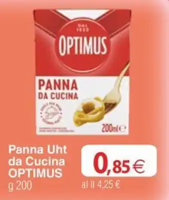 Docks Cash&Carry Panna Uht da Cucina Optimus offerta
