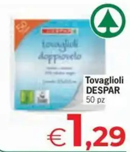 Eurospar Tovaglioli DESPAR offerta
