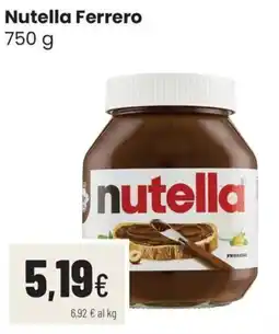 Coop famiglia cooperativa Nutella Ferrero offerta