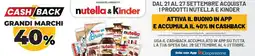 Coop famiglia cooperativa Nutella & Kinder offerta
