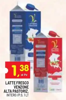 Centro Commerciale Discount Latte fresco Venzone alta pastoriz. offerta