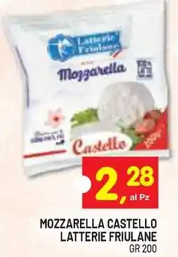 Centro Commerciale Discount Mozzarella Castello Latterie Friulane offerta