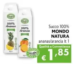 Eurospesa Succo 100% MONDO NATURA offerta