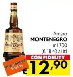 Eurospesa Amaro Montenegro offerta