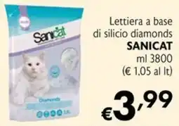 Eurospesa Lettiera a base di silicio diamonds Sanicat offerta