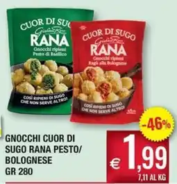 Palmarket Gnocchi cuor di sugo rana offerta