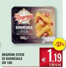 Palmarket Negroni stick di guanciale offerta