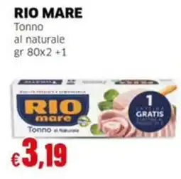 Mercati Alimentari Tonno al naturale Rio mare offerta