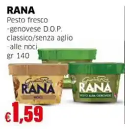 Mercati Alimentari Pesto fresco RANA offerta