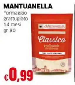Mercati Alimentari Mantuanella formaggio grattugiato classico offerta