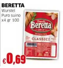 Mercati Alimentari Wurstel Beretta offerta