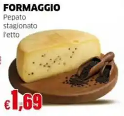 Mercati Alimentari Formaggio pepato stagionato l'etto offerta
