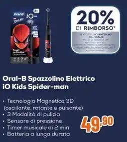 Expert Oral-B Spazzolino Elettrico iO Kids Spider-man offerta