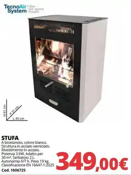 Brico Io Stufa TecnoAir System offerta