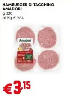 Pam Hamburger di tacchino Amadori offerta