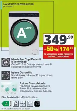 Comet Candy Lavatrice ProWash 700 offerta