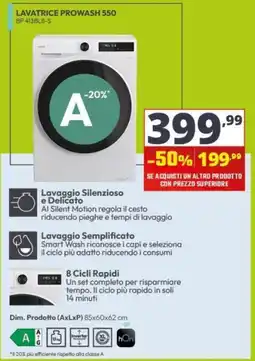 Comet Lavatrice Prowash 550 offerta